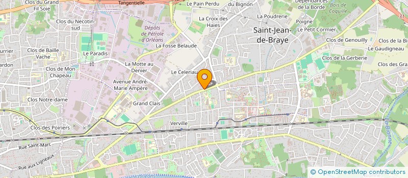 localisation de l'entreprise CABINET INFIRMIER ABRAYSIEN à SAINT-JEAN-DE-BRAYE