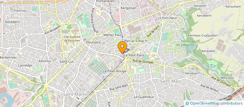localisation de l'entreprise CABINET INFIRMIER ALBERT LOUPPE à BREST
