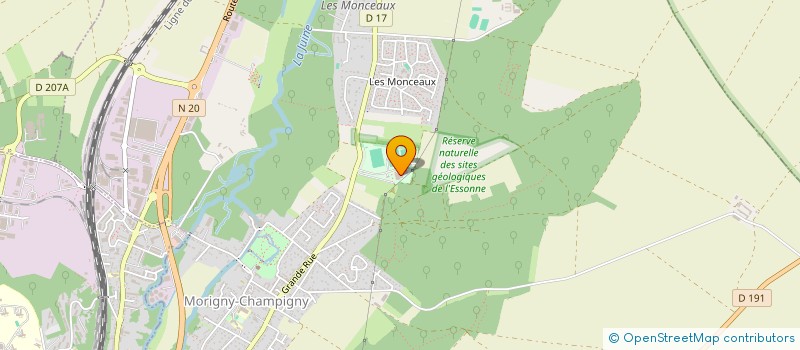 localisation de l'entreprise CABINET INFIRMIER ALVES  MORIGNY-CHAMPIGNY