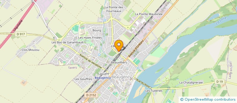 localisation de l'entreprise CABINET INFIRMIER BALGENTIEN  BEAUGENCY