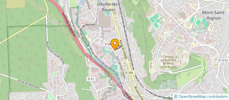 localisation de l'entreprise CABINET INFIRMIER BBS  DEVILLE-LES-ROUEN