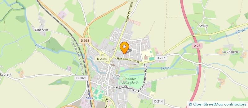 localisation de l'entreprise CABINET INFIRMIER BIDAULT-LIRETTE à SEES