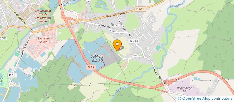 localisation de l'entreprise CABINET INFIRMIER BOIS VEJUX AGNELOT  LYOFFANS