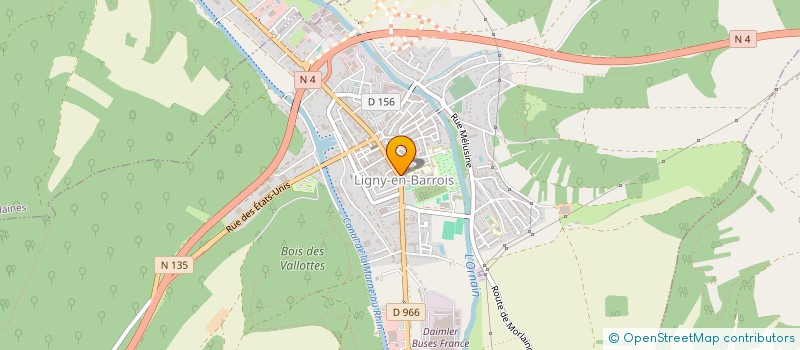 localisation de l'entreprise CABINET INFIRMIER BRIAT YOAHN à LIGNY-EN-BARROIS