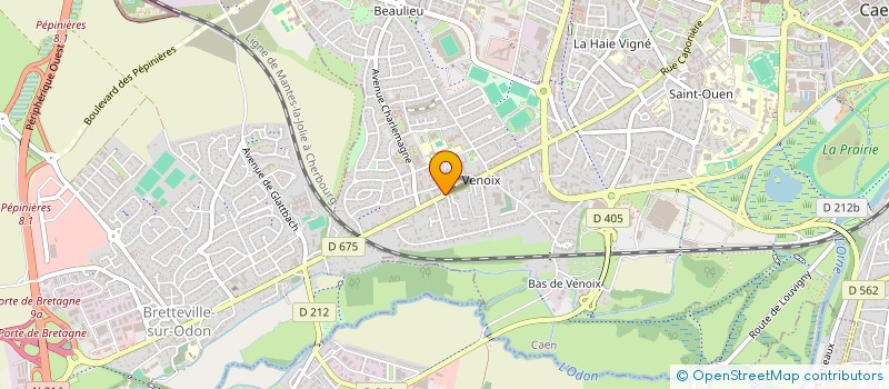 localisation de l'entreprise CABINET INFIRMIER CAEN POLE SANTE DE VENOIX à CAEN