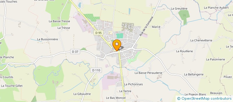 localisation de l'entreprise CABINET INFIRMIER CROUTON-DENAVEAU-PERRUSSEL  BAIS