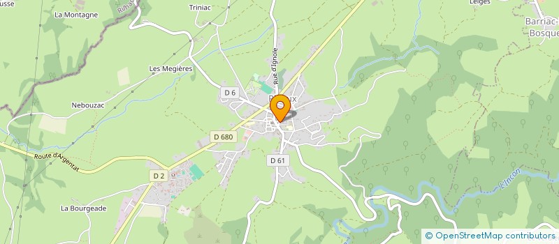 localisation de l'entreprise CABINET INFIRMIER D'EMPEYSSINE à PLEAUX
