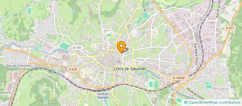 localisation de l'entreprise CABINET INFIRMIER DE BALERNE  LONS-LE-SAUNIER