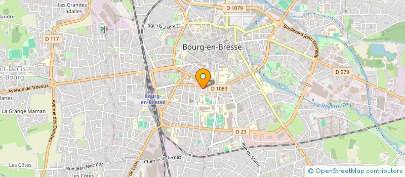 localisation de l'entreprise CABINET INFIRMIER DE BOURG CENTRE ET PLATEAU à BOURG-EN-BRESSE