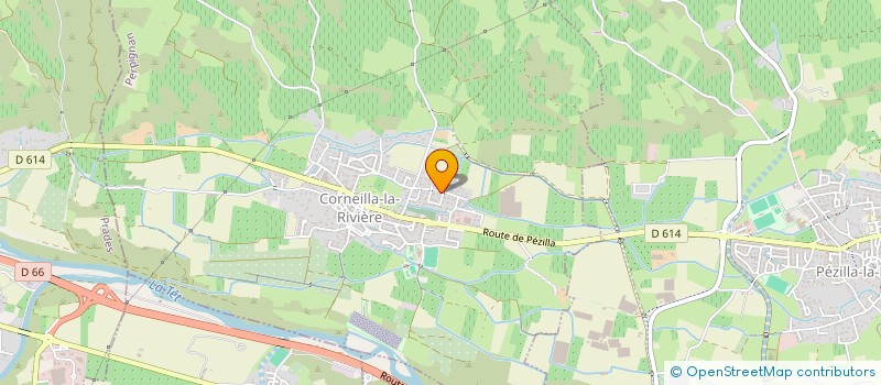 localisation de l'entreprise CABINET INFIRMIER DE CORNEILLA LA RIVIERE  CORNEILLA-LA-RIVIERE