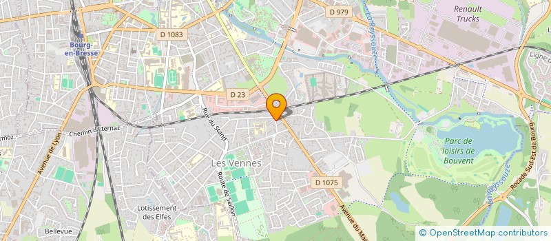 localisation de l'entreprise CABINET INFIRMIER DE CUIRON  BOURG-EN-BRESSE