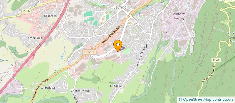 localisation de l'entreprise CABINET INFIRMIER DE LA CESIERE à ANNECY