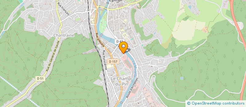 localisation de l'entreprise CABINET INFIRMIER DE LA MAISON MEDICALE MICHELET à EPINAL