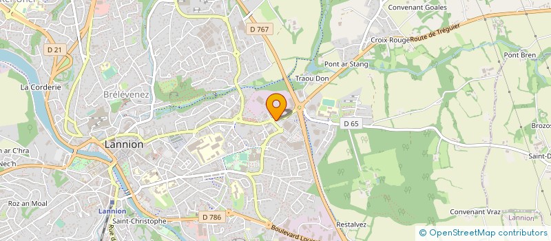 localisation de l'entreprise CABINET INFIRMIER DE ROSPEZ  ROSPEZ