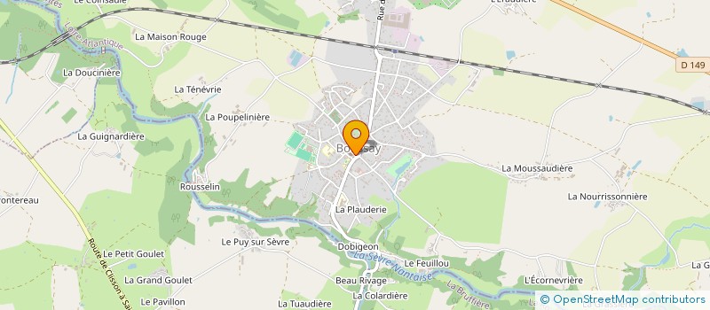 localisation de l'entreprise CABINET INFIRMIER DE ST HILAIRE  SAINT-HILAIRE-DE-CLISSON