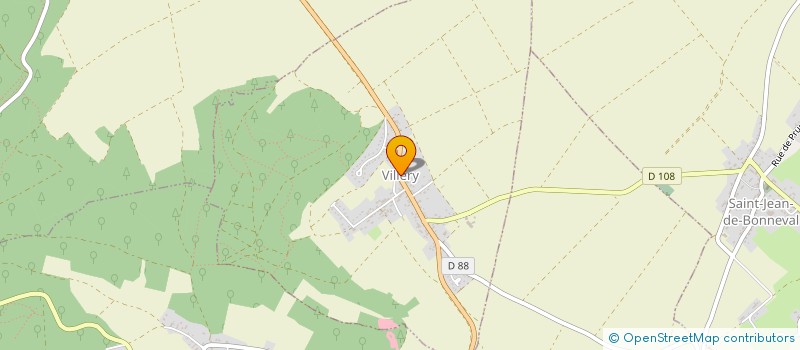 localisation de l'entreprise CABINET INFIRMIER DE VILLERY  VILLERY