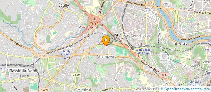 localisation de l'entreprise CABINET INFIRMIER DES 2 AMANTS  LYON