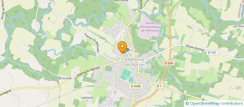 localisation de l'entreprise CABINET INFIRMIER DES ARENES à VILLENEUVE-DE-MARSAN