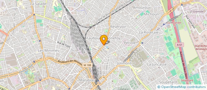 localisation de l'entreprise CABINET INFIRMIER DES CHAMPS ELYSEES à TOULOUSE