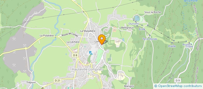 localisation de l'entreprise CABINET INFIRMIER DES EDELWEISS à PLATEAU D'HAUTEVILLE