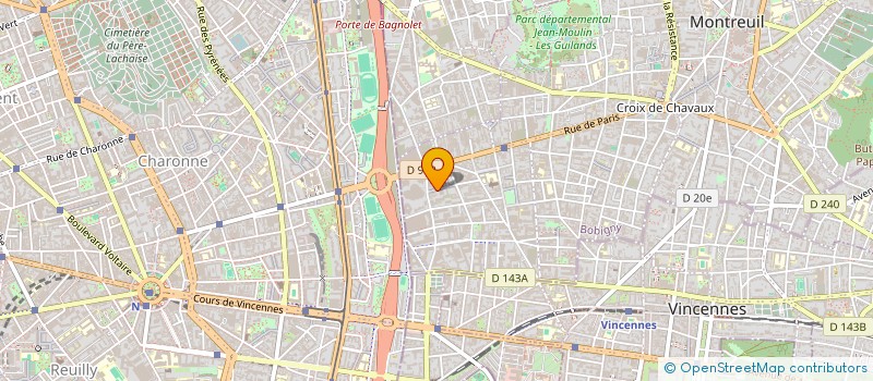 localisation de l'entreprise CABINET INFIRMIER DU BAS MONTREUIL à MONTREUIL