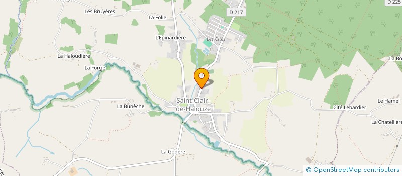 localisation de l'entreprise CABINET INFIRMIER DU BOCAGE à SAINT-CLAIR-DE-HALOUZE