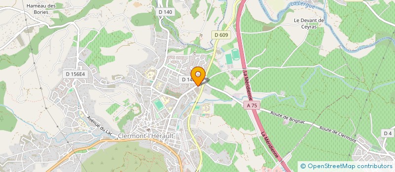 localisation de l'entreprise CABINET INFIRMIER DU CLERMONTAIS à CLERMONT-L'HERAULT