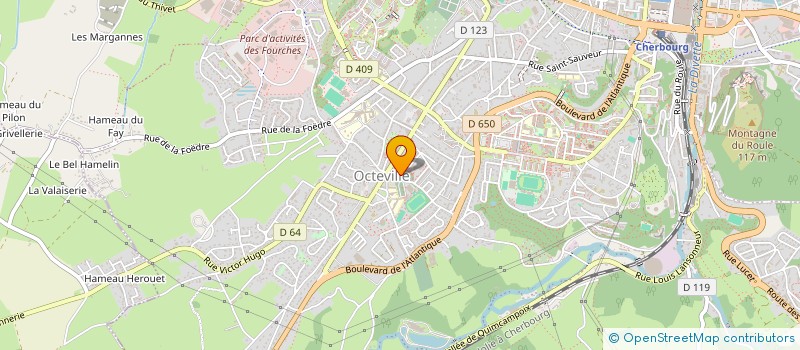 localisation de l'entreprise CABINET INFIRMIER DU HAMEAU DE LA MER à CHERBOURG-EN-COTENTIN