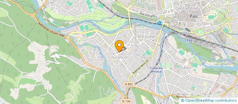 localisation de l'entreprise CABINET INFIRMIER DU JUNQUE  JURANCON