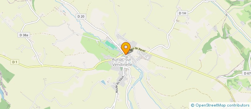 localisation de l'entreprise CABINET INFIRMIER DU LAURAGAIS  AURIAC-SUR-VENDINELLE