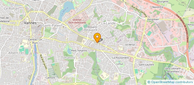 localisation de l'entreprise CABINET INFIRMIER DU POULFANC  SENE