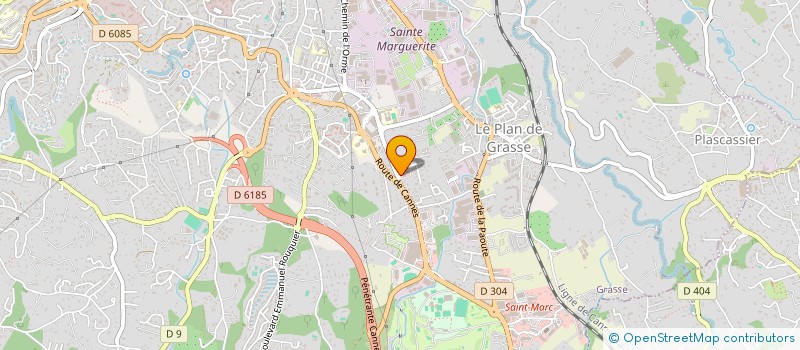 localisation de l'entreprise CABINET INFIRMIER DU SANTON à GRASSE