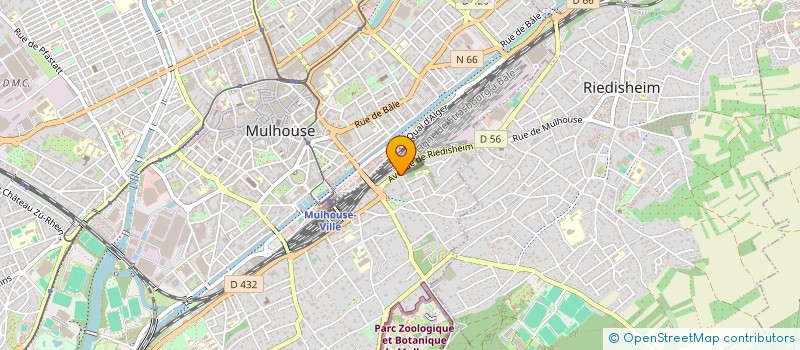 localisation de l'entreprise CABINET INFIRMIER DU TIVOLI à MULHOUSE
