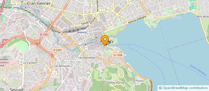 localisation de l'entreprise CABINET INFIRMIER DU VERNAY à ANNECY