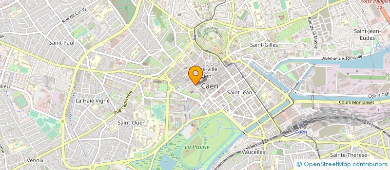 localisation de l'entreprise CABINET INFIRMIER GARDIN à CAEN