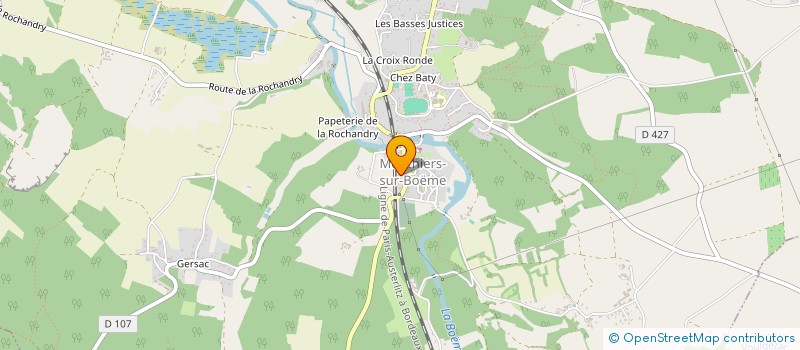 localisation de l'entreprise CABINET INFIRMIER GERVAIS DE BOEME  MOUTHIERS-SUR-BOEME