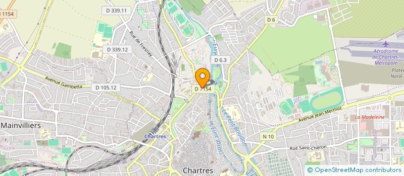 localisation de l'entreprise CABINET INFIRMIER HENRY JOUVION à CHARTRES