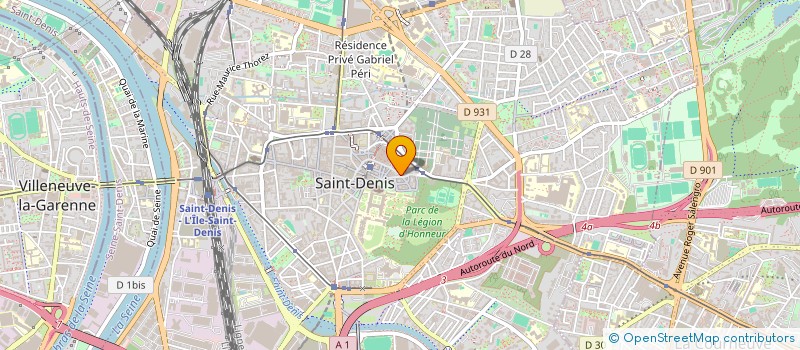 localisation de l'entreprise CABINET INFIRMIER KONTE à SAINT-DENIS