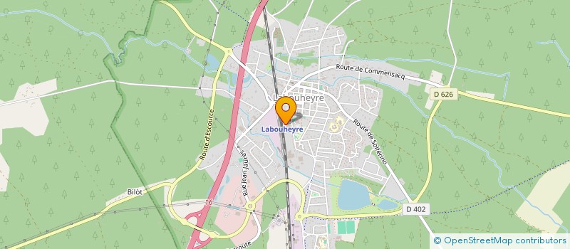 localisation de l'entreprise CABINET INFIRMIER LABOUHEYRE  LABOUHEYRE