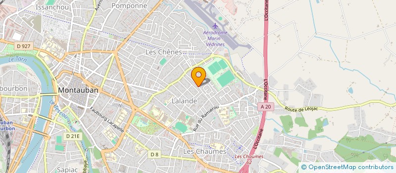 localisation de l'entreprise CABINET INFIRMIER LALANDE  MONTAUBAN