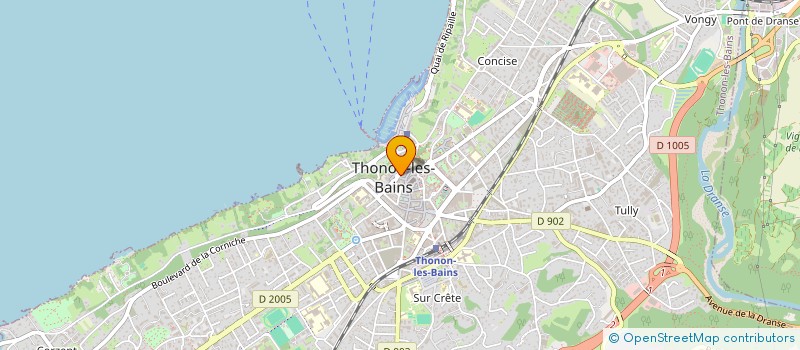 localisation de l'entreprise CABINET INFIRMIER LE MONT DE GRANGE à THONON-LES-BAINS