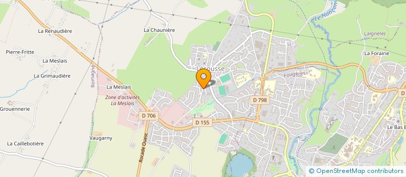 localisation de l'entreprise CABINET INFIRMIER LECOUSSE  LECOUSSE