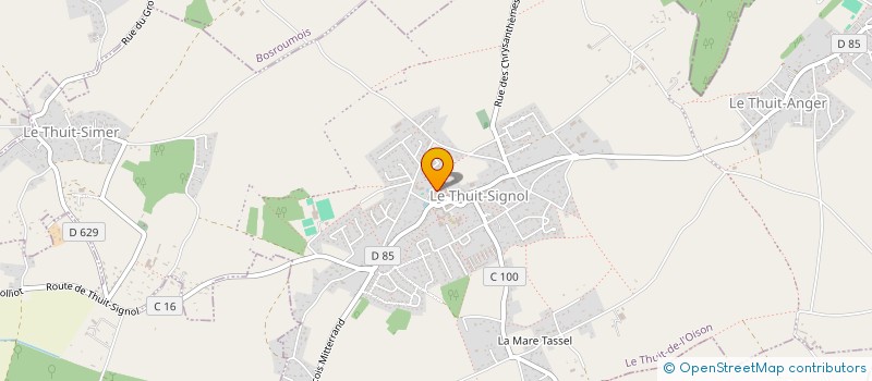 localisation de l'entreprise CABINET INFIRMIER LEHO-PEREZ  LE THUIT DE L'OISON