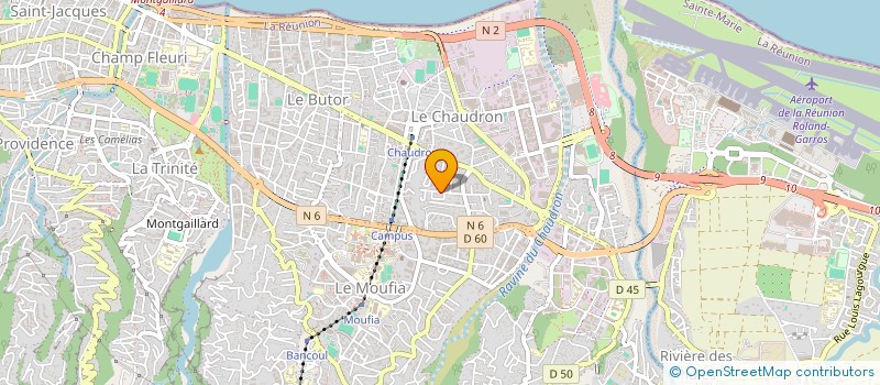 localisation de l'entreprise CABINET INFIRMIER LES BADAMIERS à SAINT-DENIS