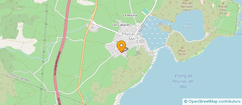 localisation de l'entreprise CABINET INFIRMIER LES ETANGS à PEYRIAC-DE-MER