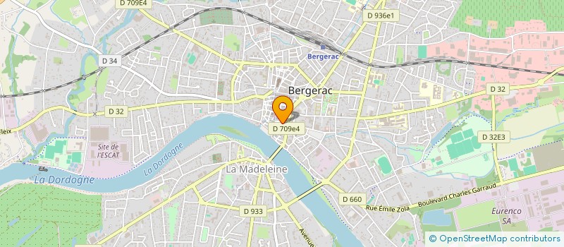 localisation de l'entreprise CABINET INFIRMIER LIBERAL - INFILIB à BERGERAC