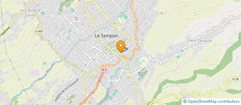 localisation de l'entreprise CABINET INFIRMIER MARIMAO CUVELIER SON-HOUI à LE TAMPON