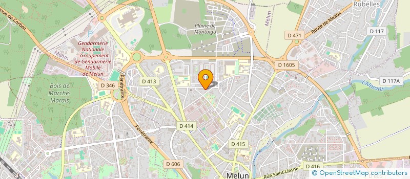 localisation de l'entreprise CABINET INFIRMIER MELUN NORD à MELUN