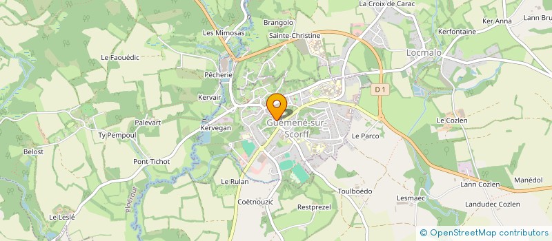 localisation de l'entreprise CABINET INFIRMIER MIGNOT - GUIHARD-BOURSIN  PLOERDUT