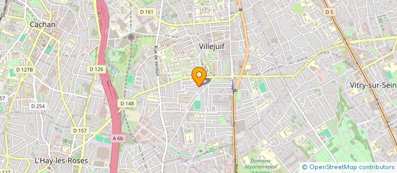 localisation de l'entreprise CABINET INFIRMIER MIMOUNE NADIA  VILLEJUIF